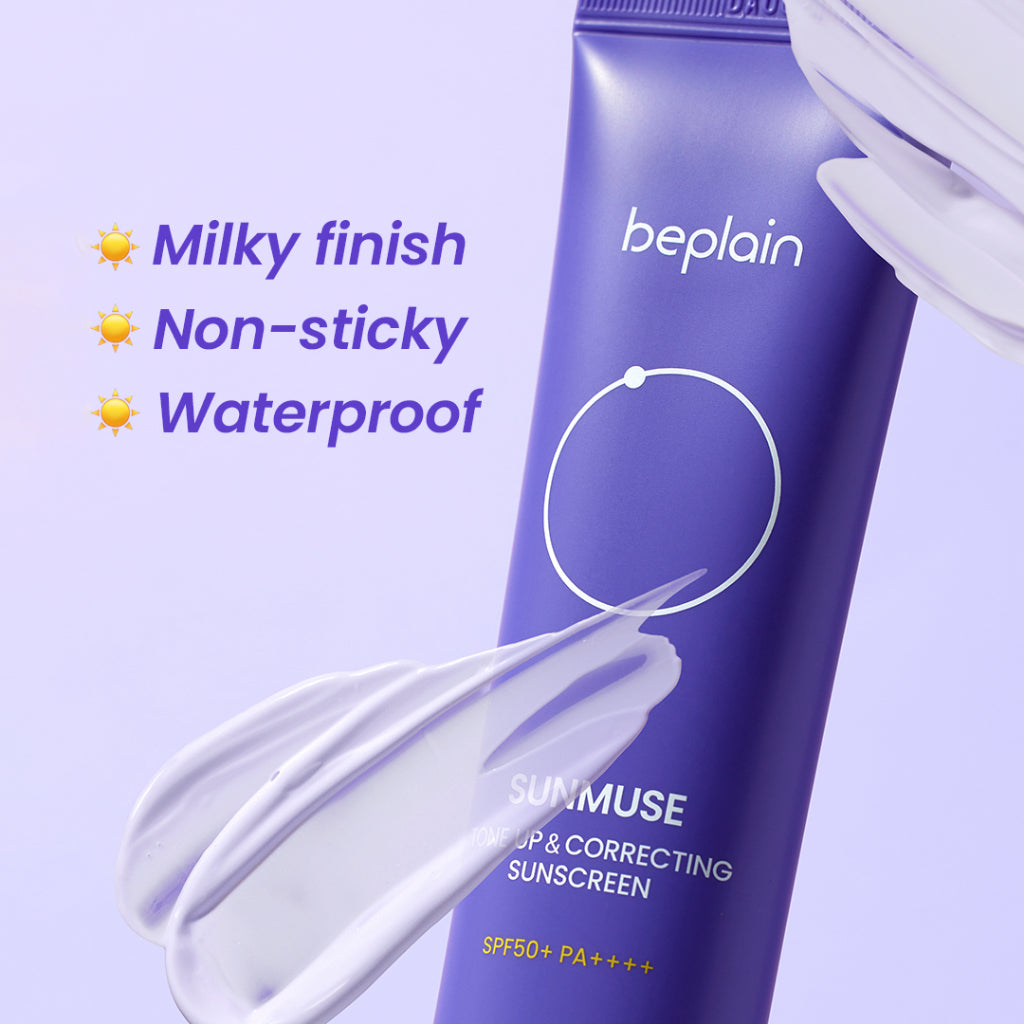 BEPLAIN Sunmuse Tone-Up & Correcting Matte Sunscreen SPF50+ PA++++ 50ml