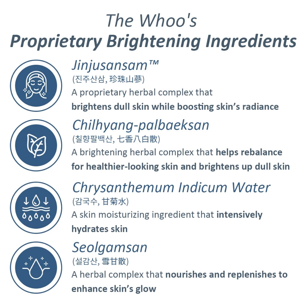 The History of Whoo Gongjinhyang Seol Radiant White Moisture Cream 1ml x 120pcs