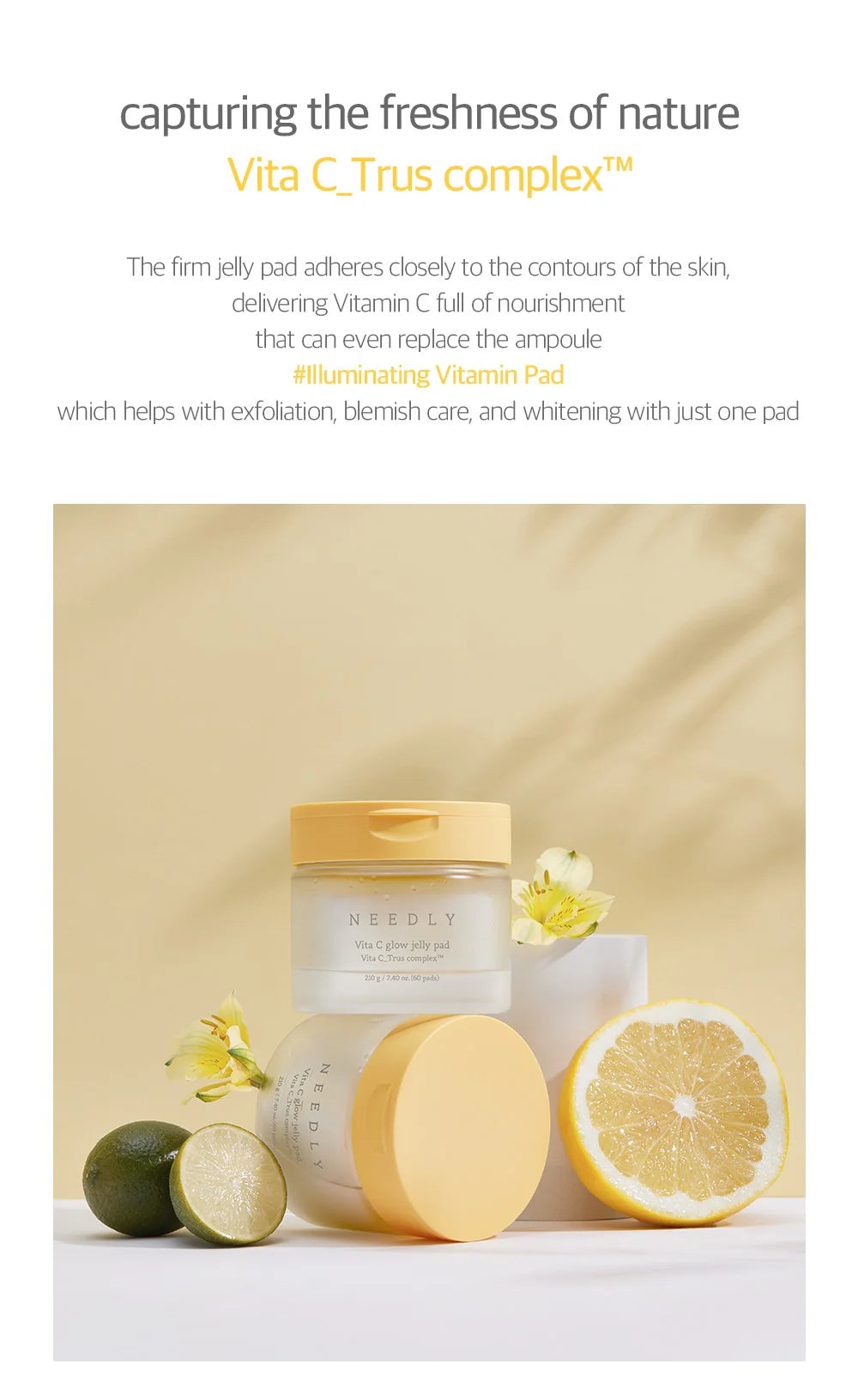 NEEDLY Vita C Glow Jelly Pad 60 Pads