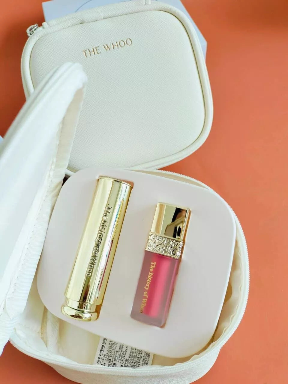 Lịch sử của son dưỡng môi Whoo Gongjinhyang Mi glow màu đỏ rượu vang