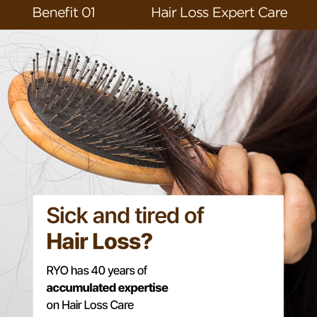 Ryo Hair Loss Expert Care Jeju Breeze Woody Musk Shampoo Treatment Set 585ml + 200ml