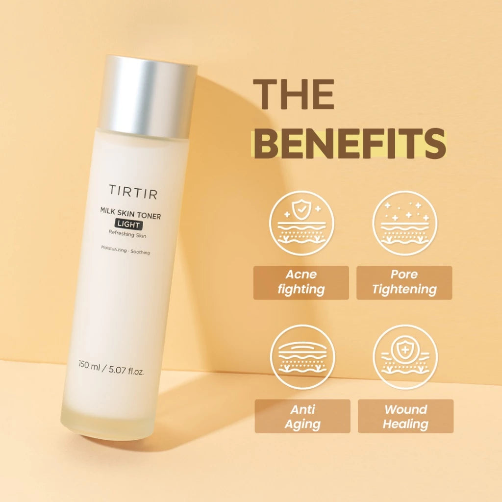 Sữa dưỡng da TIRTIR Milk Skin Toner Light 150ml
