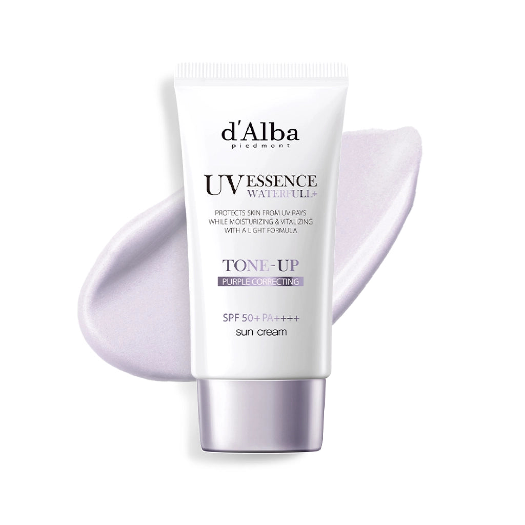 d'Alba Purple Waterfull Essence Sun Cream Tone-Up SPF50+/PA+++ - 50ml