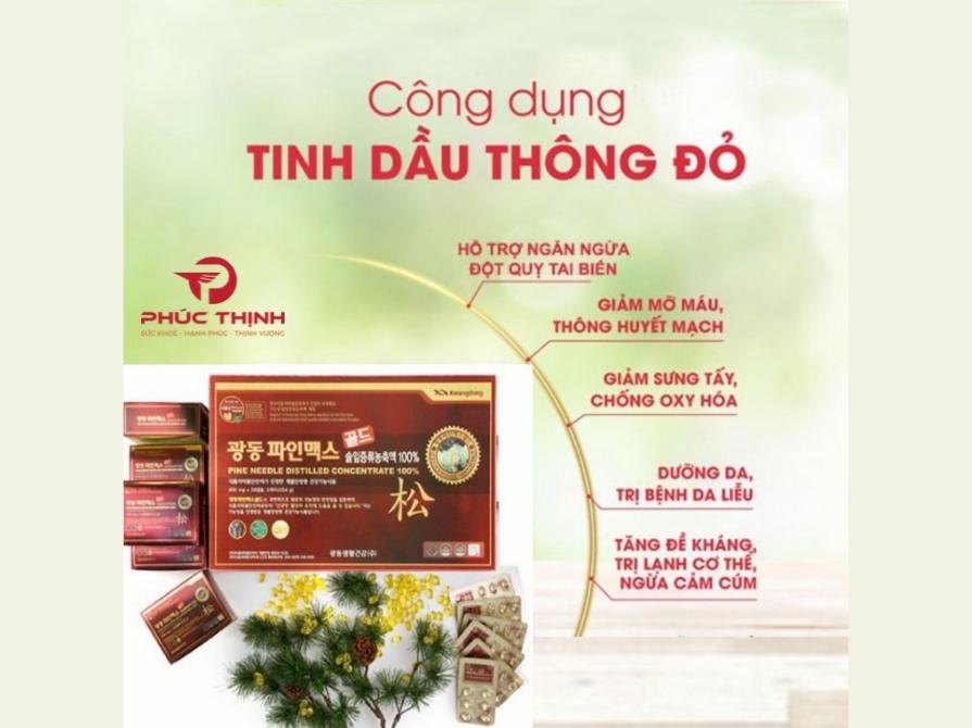 Kwangdong Pine Needle Distilled Concentrate Oil 100% 120 tablets