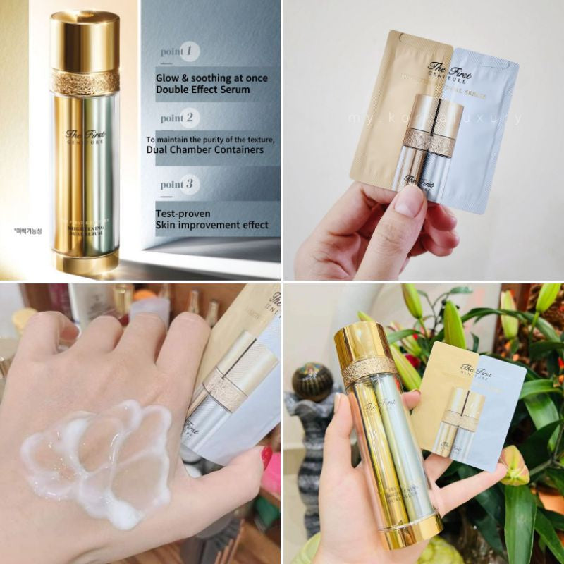 Bộ sản phẩm Ohui The First Geniture Brightening Dual Serum Sample Set 60 sản phẩm