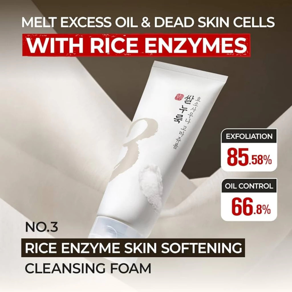 Numbuzin No.3 Rice Enzyme Skin Softening Cleansing Foam 170ml