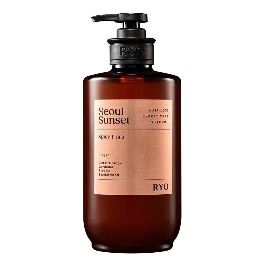 Ryo Hair Loss Expert Care Seoul Sunset Spicy Floral Shampoo Treatment Set 585ml +200ml