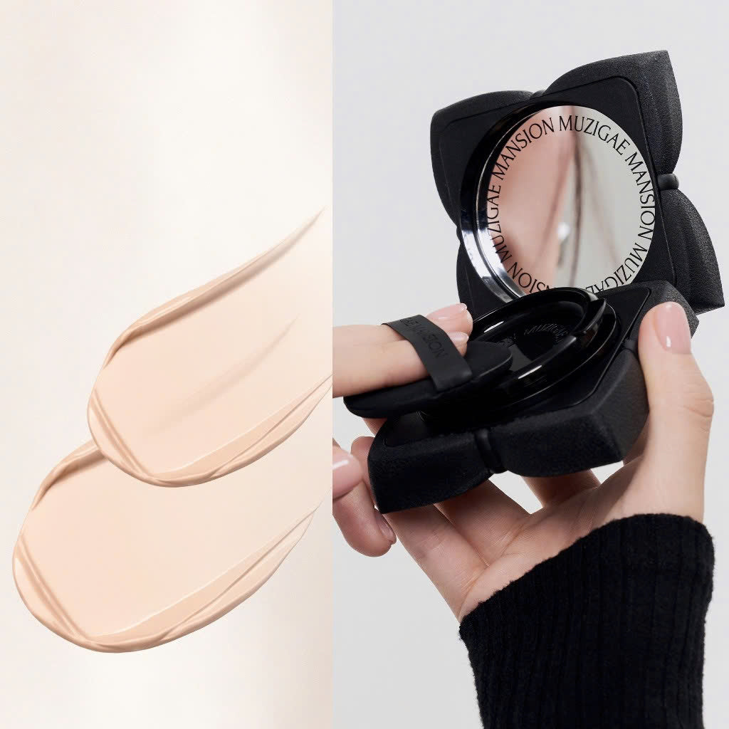 MUZIGAE MANSION - Coffret Coussin Mat Élégant 15 g + Recharge 15 g N21