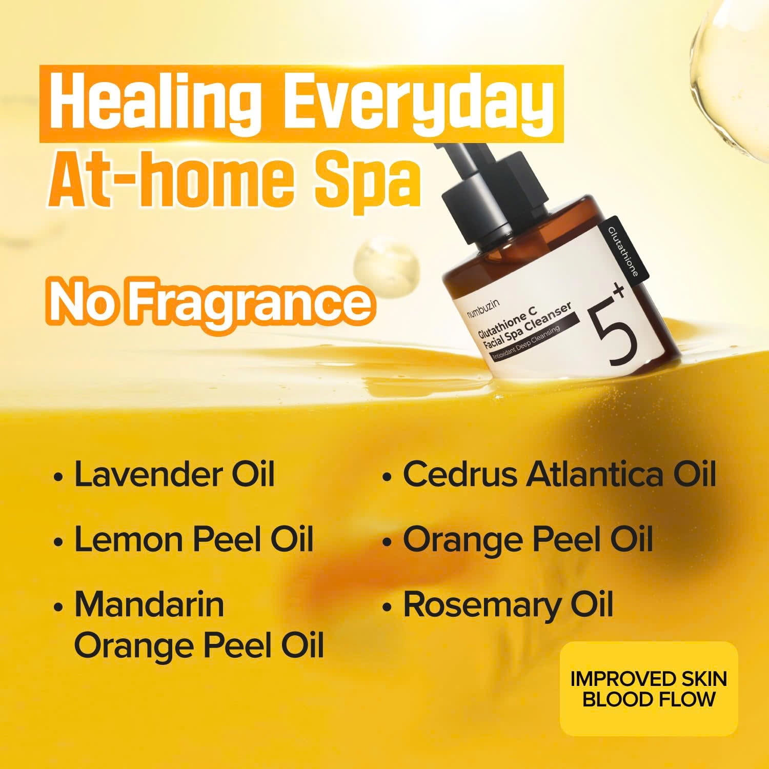 Numbuzin No.5+ Glutathione C Facial Spa Cleanser 6.76 fl oz