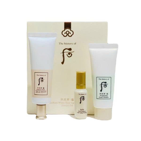 L'histoire du coffret spécial Whoo Radiant White Tone Up Sunscreen SPF50