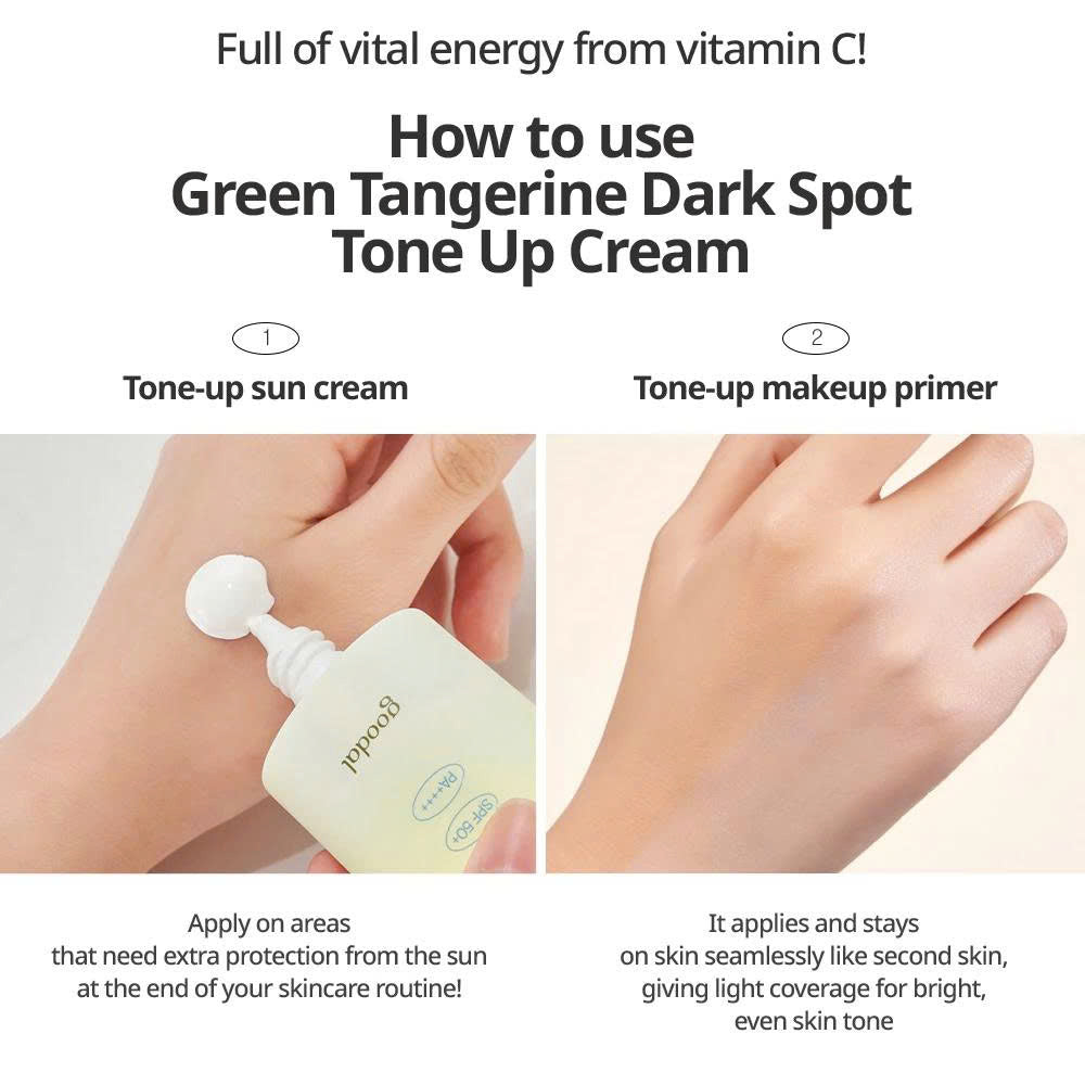 Goodal Green Tangerine Vita-C Dark Spot Care Tone Up Cream