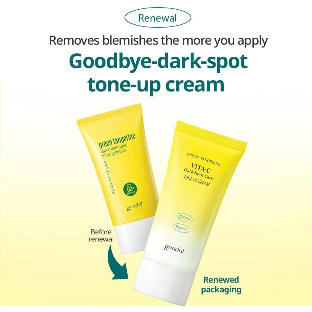 Goodal Green Tangerine Vita-C Dark Spot Care Tone Up Cream